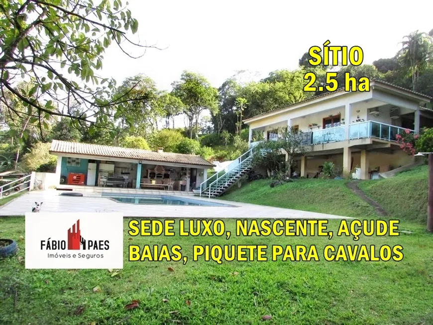 Foto 1 de Fazenda/Sítio com 3 Quartos à venda, 25780m² em Guapiaçu, Cachoeiras de Macacu