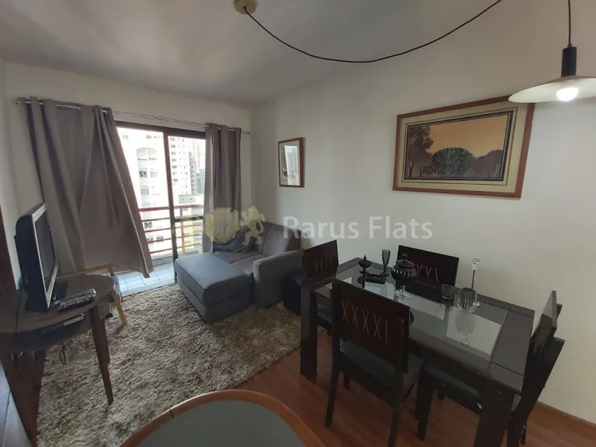 Foto 1 de Flat com 1 Quarto para alugar, 35m² em Moema, São Paulo