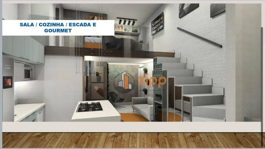Foto 1 de Apartamento com 1 Quarto à venda, 25m² em Vila Pauliceia, São Paulo