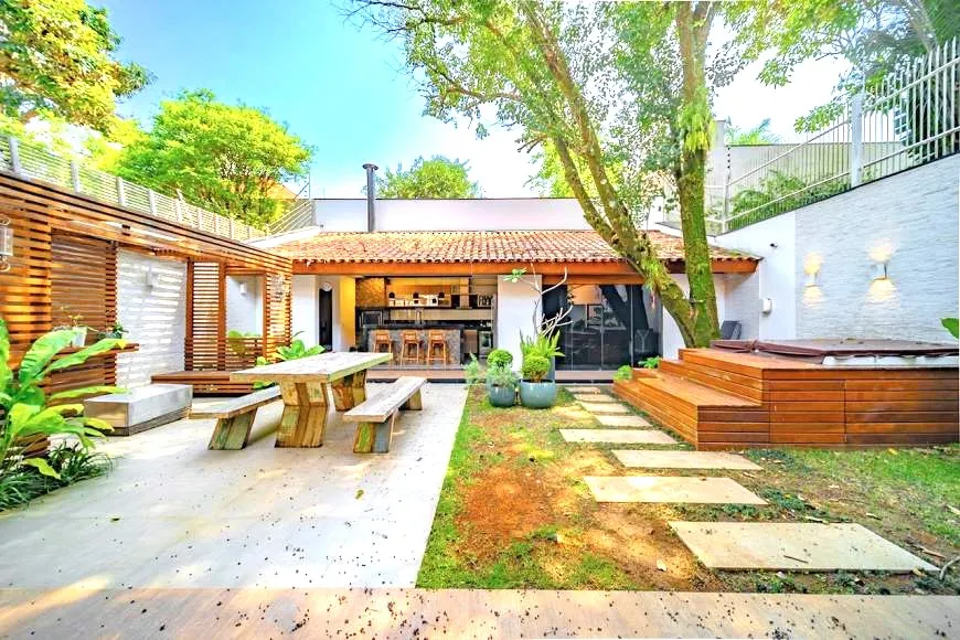 Foto 1 de Casa com 4 Quartos para alugar, 418m² em Jardim Paulistano, São Paulo