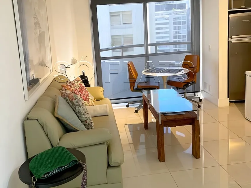 Foto 1 de Flat com 1 Quarto à venda, 51m² em Jardim Paulista, São Paulo