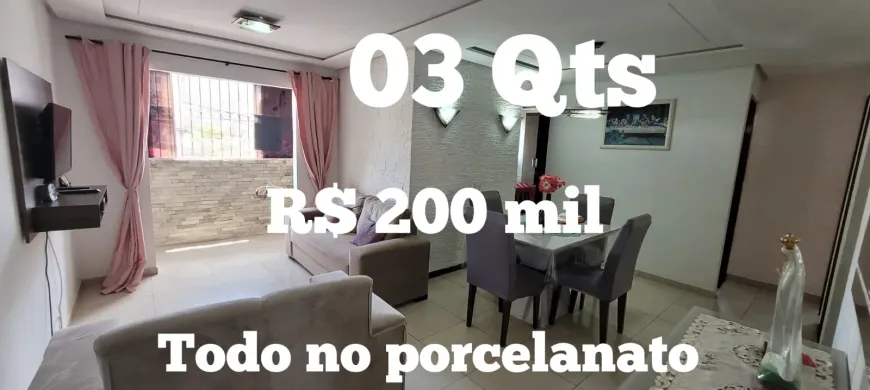 Foto 1 de Apartamento com 3 Quartos à venda, 75m² em Bancários, João Pessoa