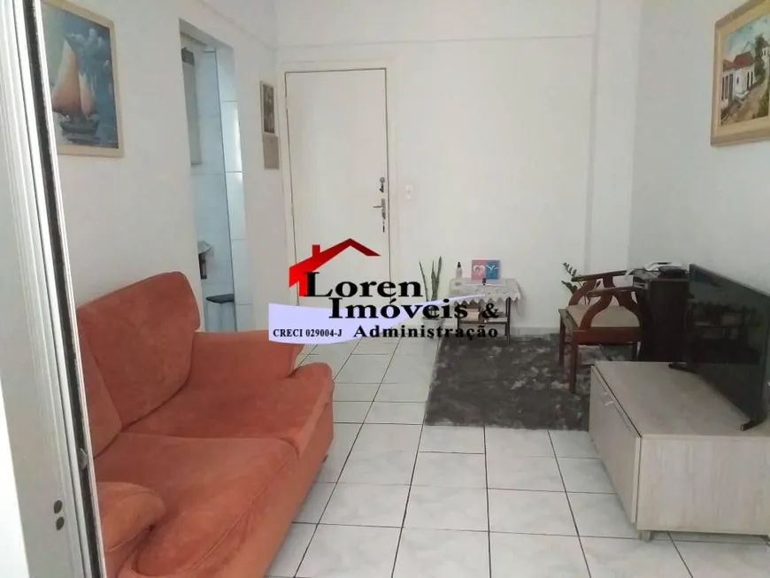 Foto 1 de Apartamento com 1 Quarto à venda, 45m² em Centro, São Vicente