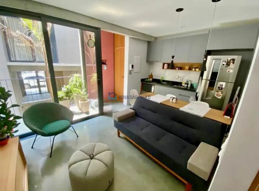 Foto 1 de Apartamento com 1 Quarto à venda, 35m² em Brooklin, São Paulo