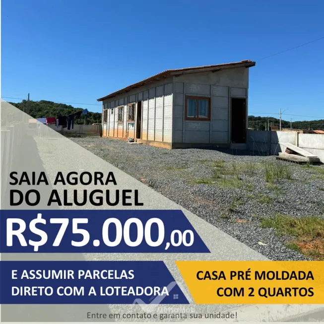 Foto 1 de Casa com 2 Quartos à venda, 50m² em Itinga, Araquari