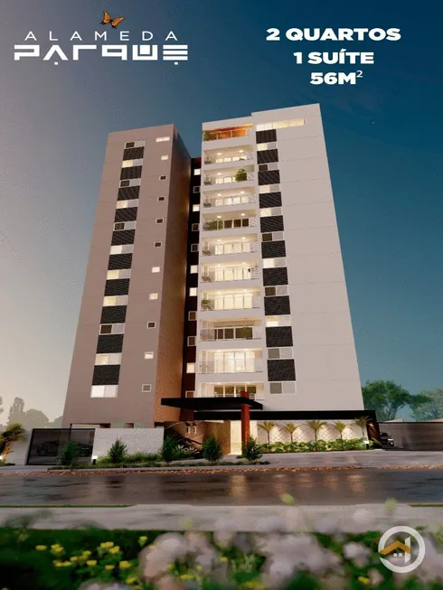 Foto 1 de Apartamento com 2 Quartos à venda, 56m² em Vila Rosa, Goiânia