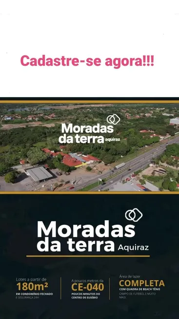 Foto 1 de Lote/Terreno à venda, 199m² em Jacunda, Aquiraz