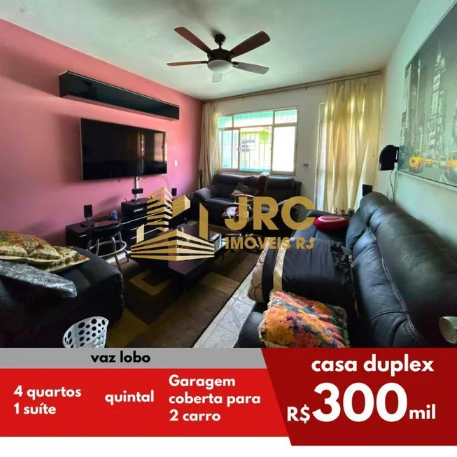 Foto 1 de Casa com 4 Quartos à venda, 150m² em Vaz Lobo, Rio de Janeiro