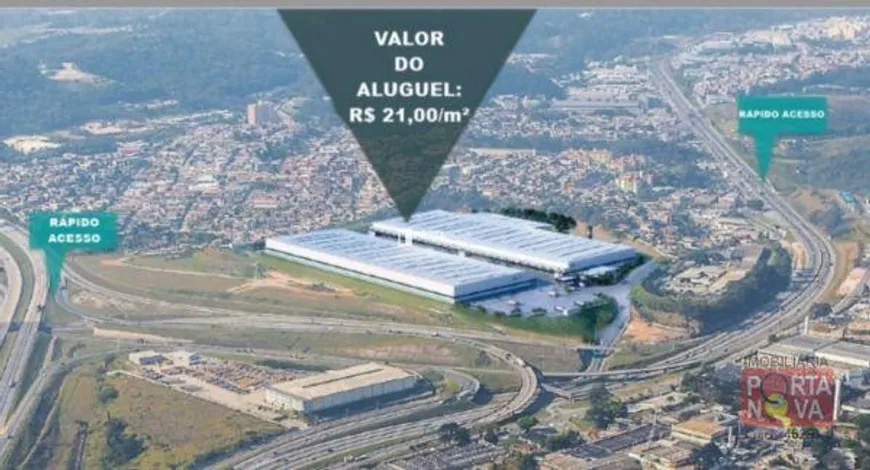 Foto 1 de Galpão/Depósito/Armazém para alugar, 4434m² em Jardim Vista Alegre, Embu das Artes