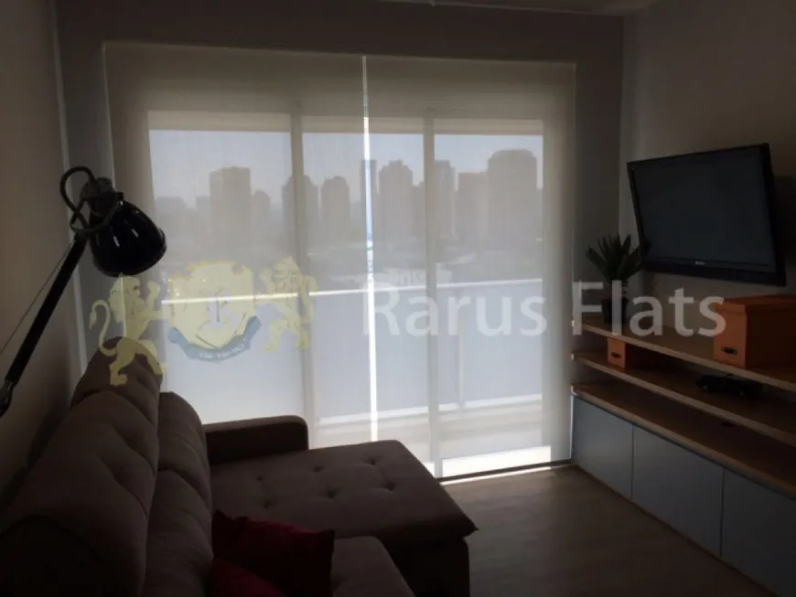 Foto 1 de Flat com 1 Quarto para alugar, 50m² em Brooklin, São Paulo