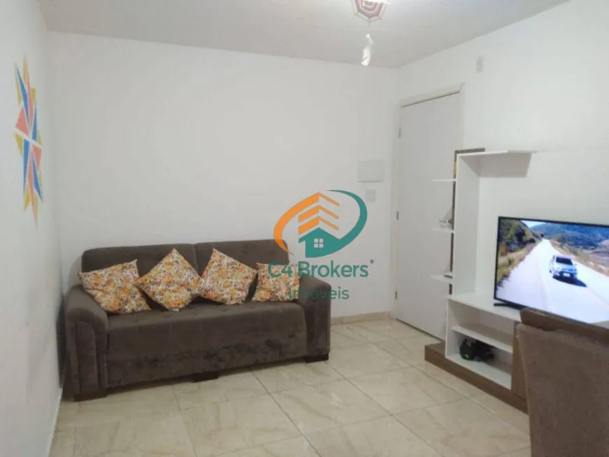 Foto 1 de Apartamento com 2 Quartos à venda, 44m² em Vila Alzira, Guarulhos
