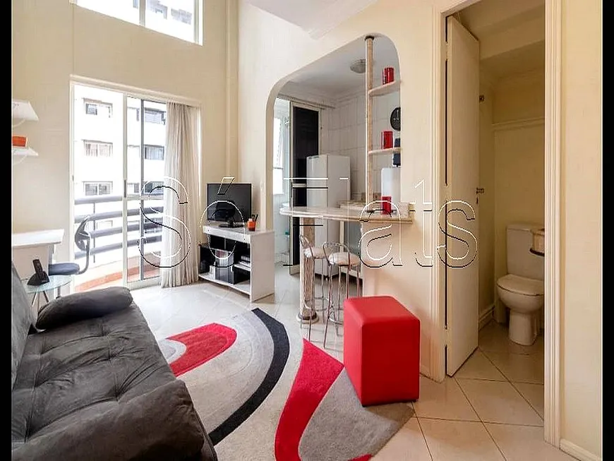 Foto 1 de Flat com 1 Quarto à venda, 45m² em Moema, São Paulo