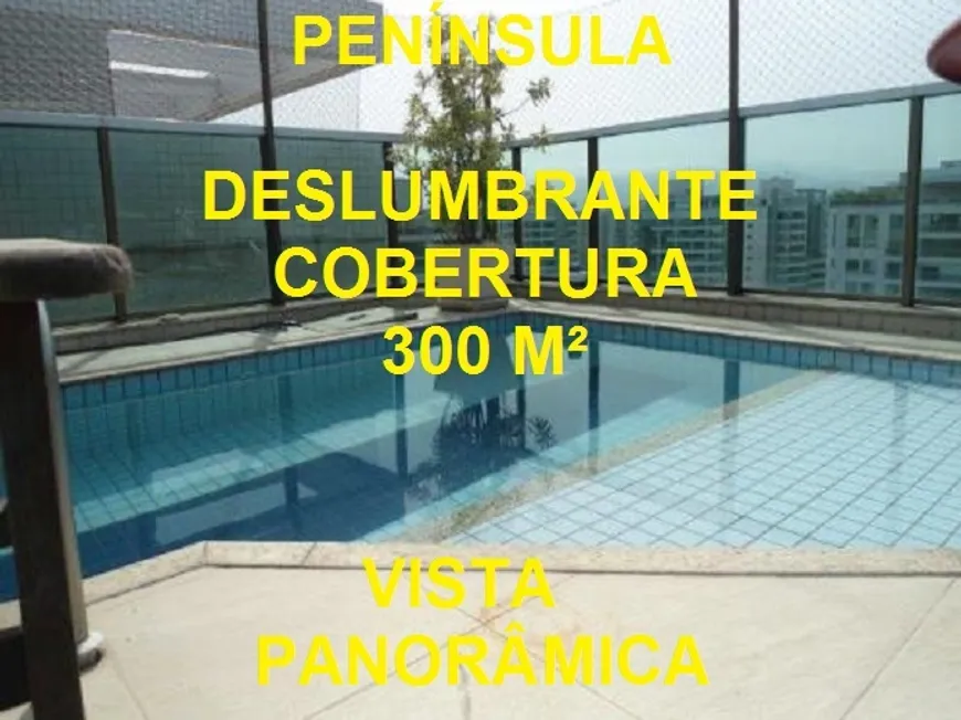 Foto 1 de Cobertura com 3 Quartos à venda, 265m² em Barra da Tijuca, Rio de Janeiro