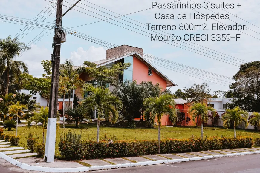 Foto 1 de Casa de Condomínio com 5 Quartos à venda, 450m² em Ponta Negra, Manaus