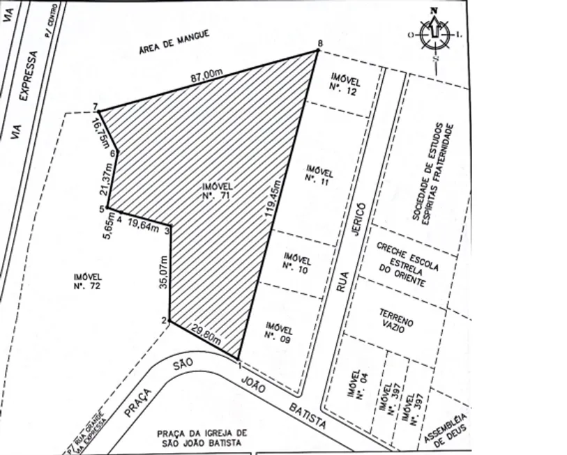 Foto 1 de Lote/Terreno à venda, 5000m² em Recanto dos Vinhais, São Luís