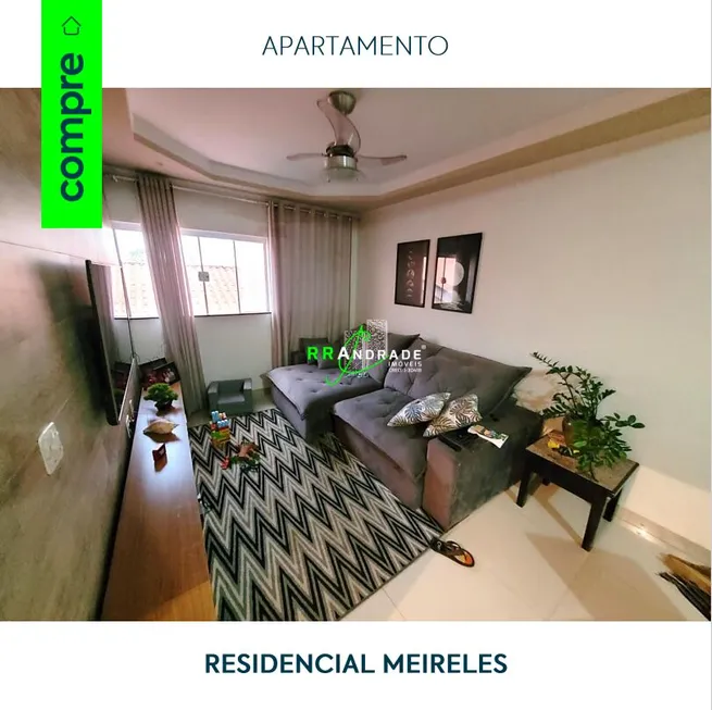 Foto 1 de Apartamento com 2 Quartos à venda, 70m² em Residencial Meireles, Franca