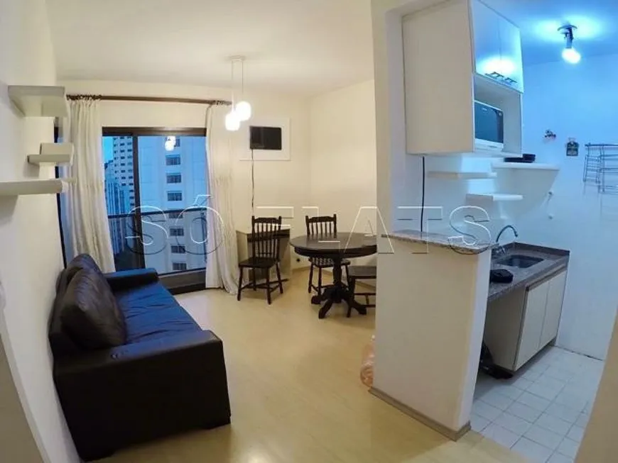 Foto 1 de Flat com 1 Quarto para alugar, 42m² em Jardim Paulista, São Paulo