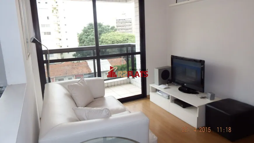 Foto 1 de Flat com 1 Quarto para alugar, 43m² em Vila Nova Conceição, São Paulo