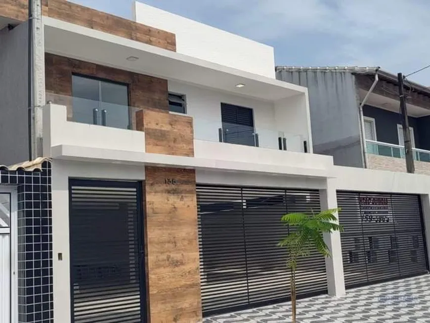 Foto 1 de Sobrado com 2 Quartos à venda, 65m² em Sítio do Campo, Praia Grande