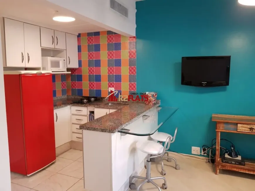 Foto 1 de Flat com 1 Quarto à venda, 35m² em Moema, São Paulo