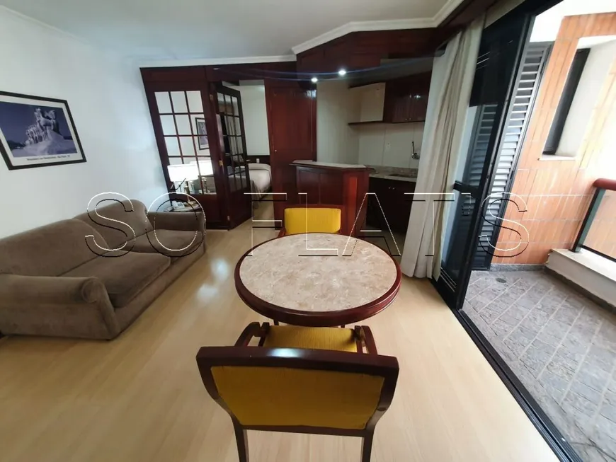 Foto 1 de Flat com 2 Quartos para alugar, 62m² em Higienópolis, São Paulo