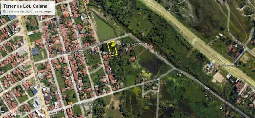 Foto 1 de Lote/Terreno à venda, 1800m² em Pajuçara, Natal