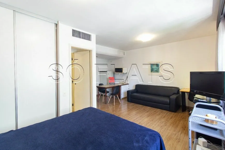 Foto 1 de Apartamento com 1 Quarto para alugar, 33m² em Cidade Monções, São Paulo