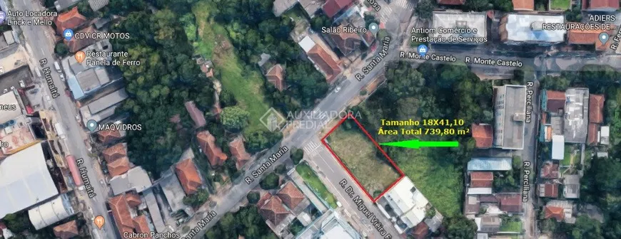 Foto 1 de Lote/Terreno à venda, 740m² em Nossa Senhora das Graças, Canoas