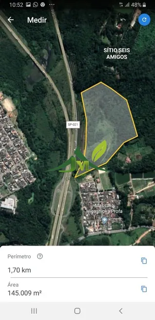 Foto 1 de Lote/Terreno à venda, 137000m² em Embu, Embu das Artes