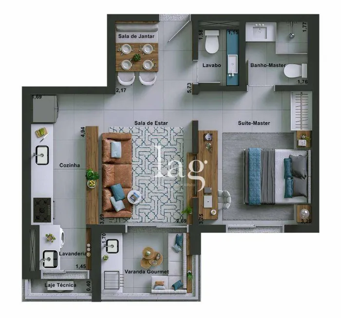 Foto 1 de Apartamento com 1 Quarto à venda, 55m² em Jardim do Paco, Sorocaba