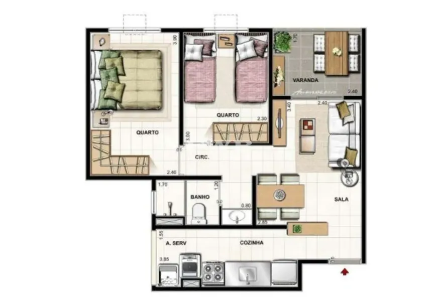 Foto 1 de Apartamento com 2 Quartos à venda, 110m² em Anil, Rio de Janeiro