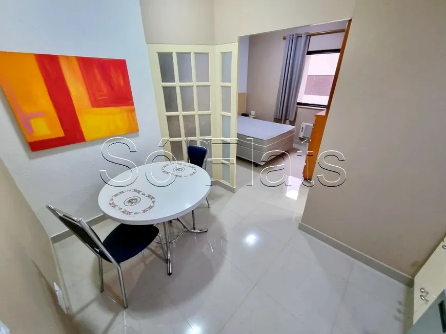 Foto 1 de Flat com 1 Quarto para alugar, 33m² em Jardins, São Paulo