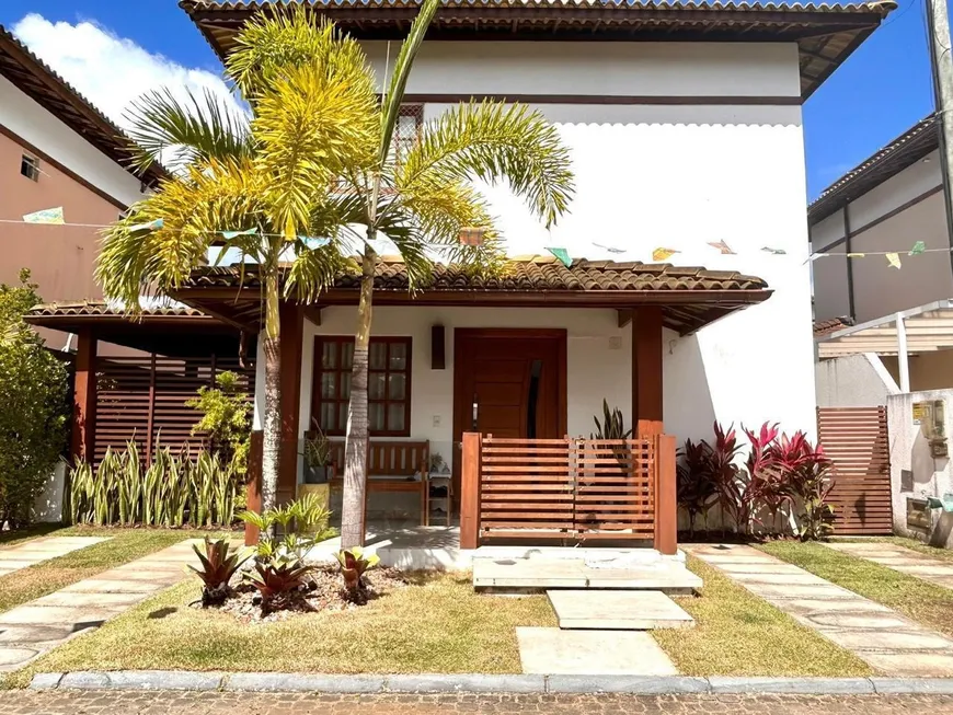 Foto 1 de Casa de Condomínio com 4 Quartos à venda, 160m² em Boa Uniao Abrantes, Camaçari