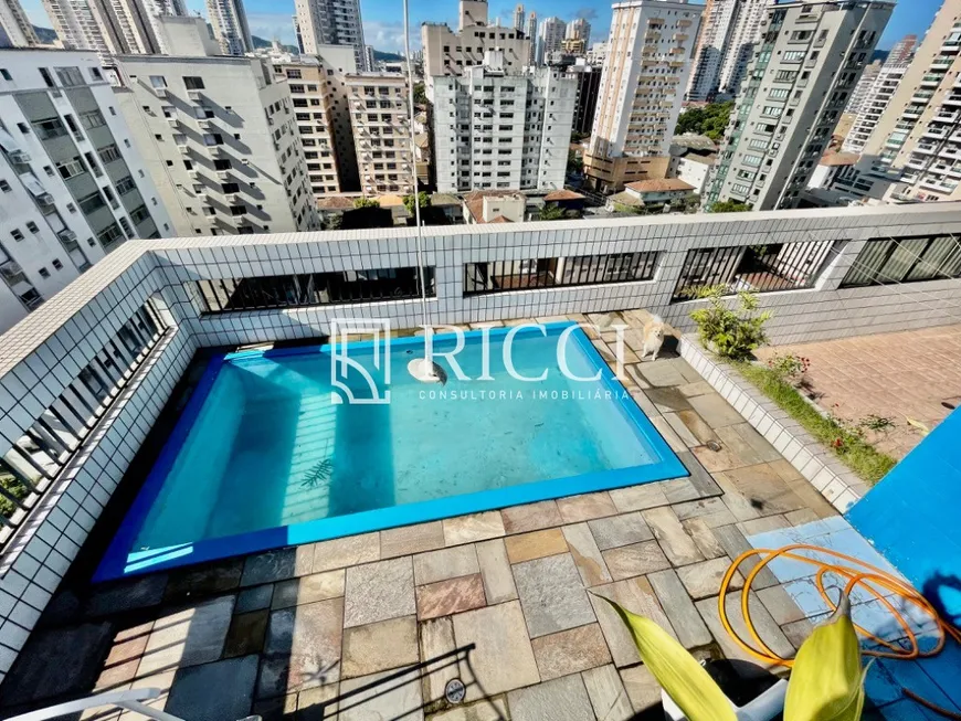 Foto 1 de Cobertura com 4 Quartos à venda, 425m² em Ponta da Praia, Santos
