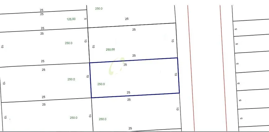 Foto 1 de Lote/Terreno à venda, 250m² em Parque Erasmo Assuncao, Santo André