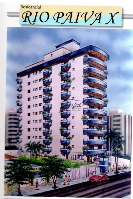 Foto 1 de Cobertura com 3 Quartos à venda, 145m² em Vila Guilhermina, Praia Grande