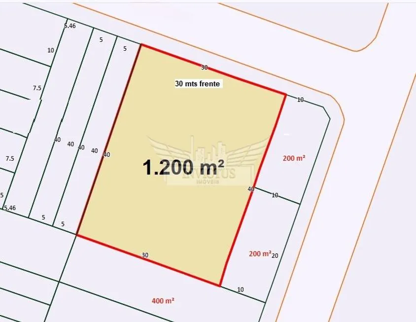 Foto 1 de Lote/Terreno com 1 Quarto à venda, 1200m² em Paraiso, Santo André