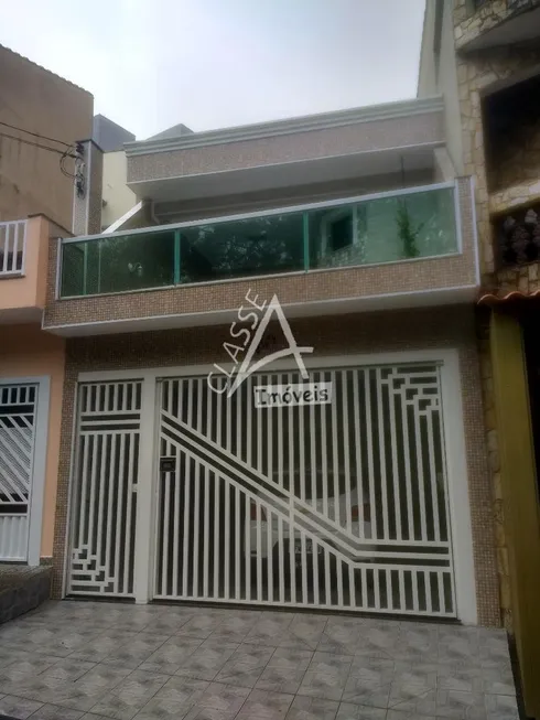 Foto 1 de Sobrado com 3 Quartos à venda, 244m² em Jardim Pedroso, Mauá