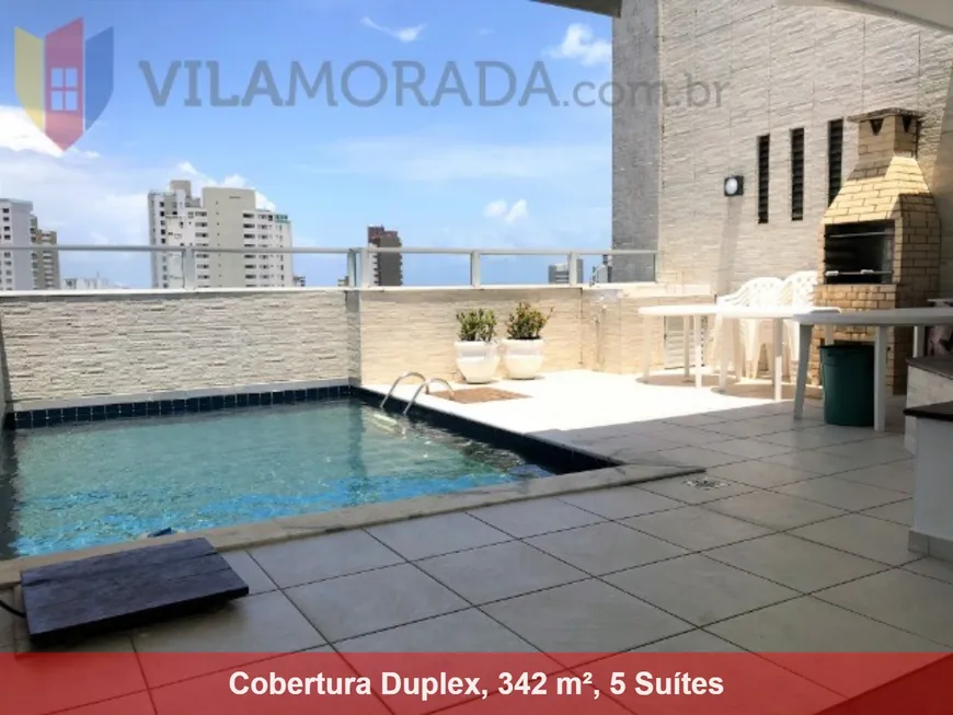 Foto 1 de Cobertura com 5 Quartos à venda, 342m² em Jardim Apipema, Salvador