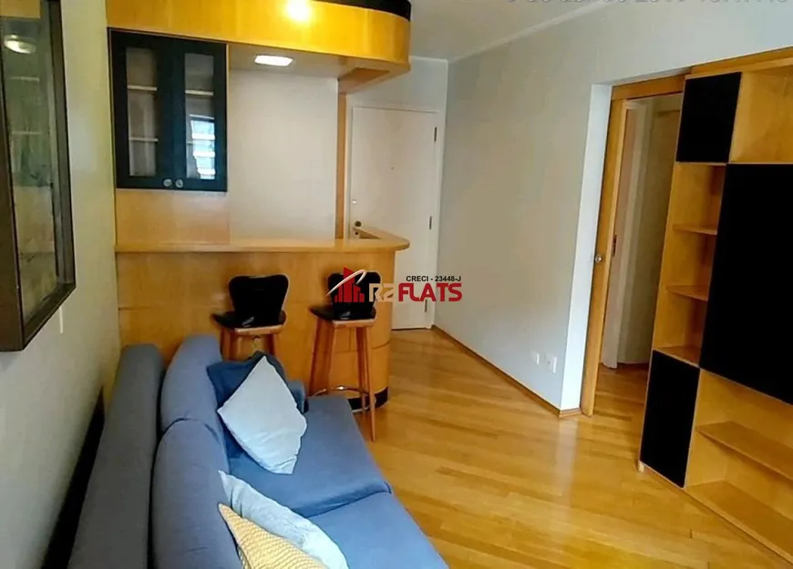 Foto 1 de Flat com 1 Quarto para alugar, 40m² em Itaim Bibi, São Paulo