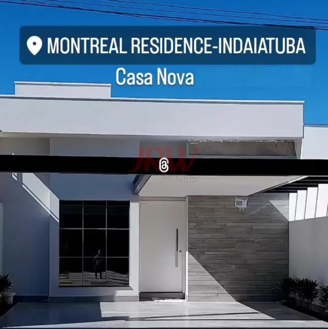 Foto 1 de Casa de Condomínio com 3 Quartos à venda, 150m² em JARDIM MONTREAL RESIDENCE, Indaiatuba