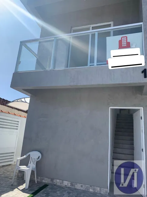 Foto 1 de Casa com 2 Quartos à venda, 69m² em Cidade Náutica, São Vicente