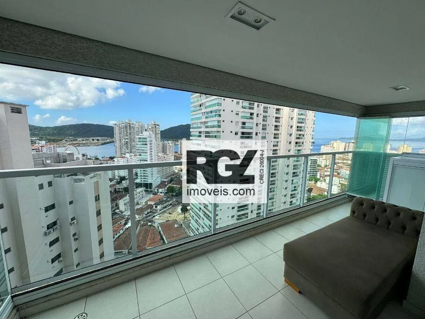 Foto 1 de Apartamento com 1 Quarto para alugar, 49m² em Ponta da Praia, Santos