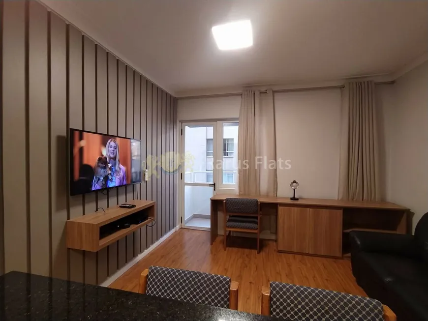 Foto 1 de Flat com 1 Quarto para alugar, 38m² em Jardins, São Paulo