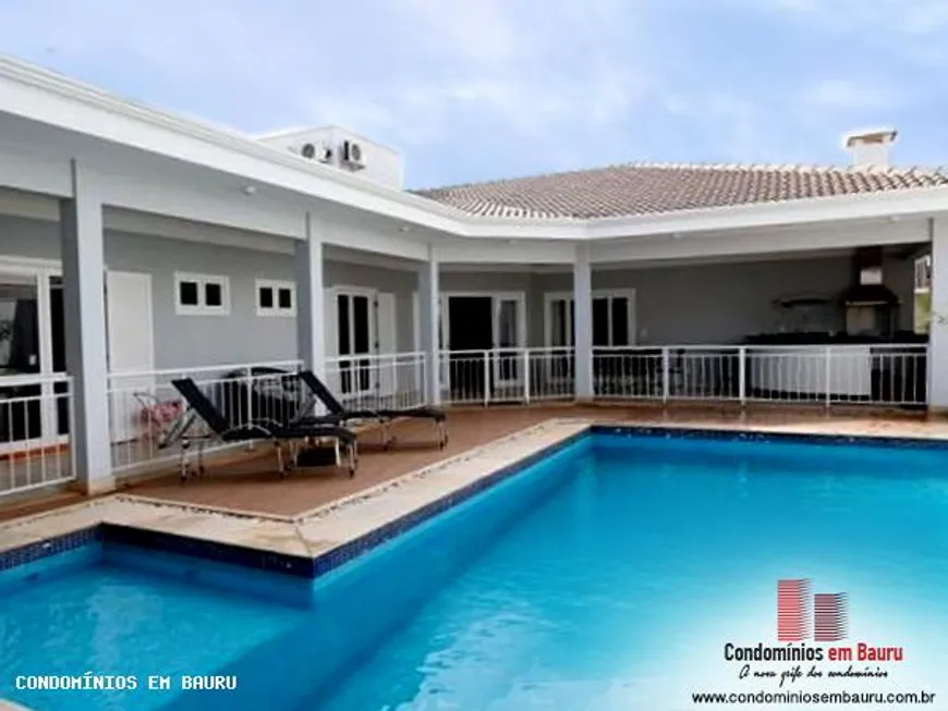 Foto 1 de Casa de Condomínio com 4 Quartos à venda, 200m² em Residencial Villaggio, Bauru