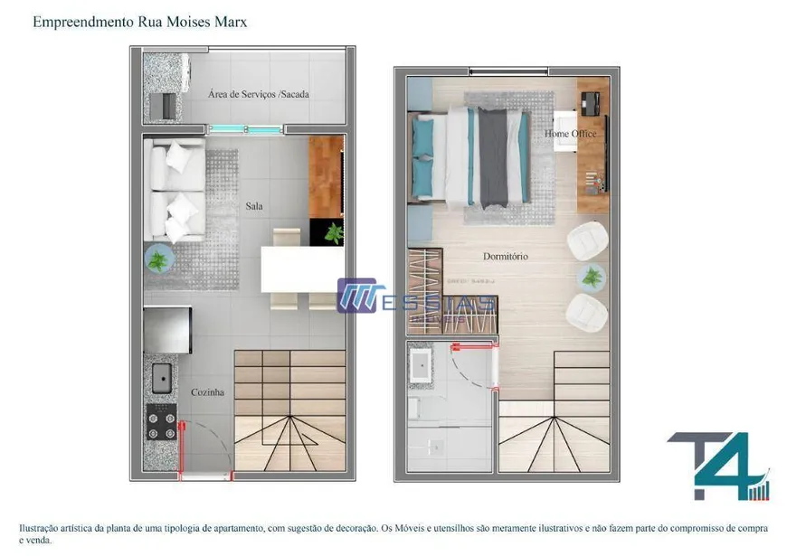 Foto 1 de Apartamento com 1 Quarto à venda, 44m² em Vila Matilde, São Paulo