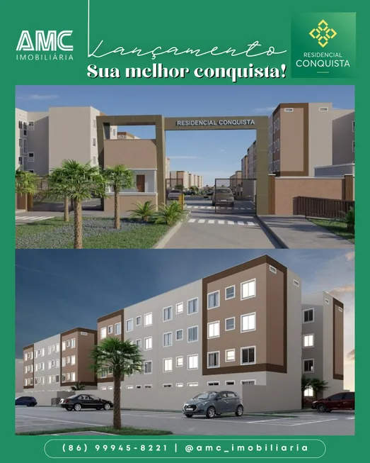 Foto 1 de Apartamento com 2 Quartos à venda, 38m² em Gurupi, Teresina