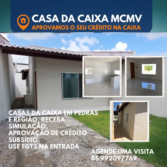 Foto 1 de Casa com 2 Quartos à venda, 80m² em Pedras, Fortaleza