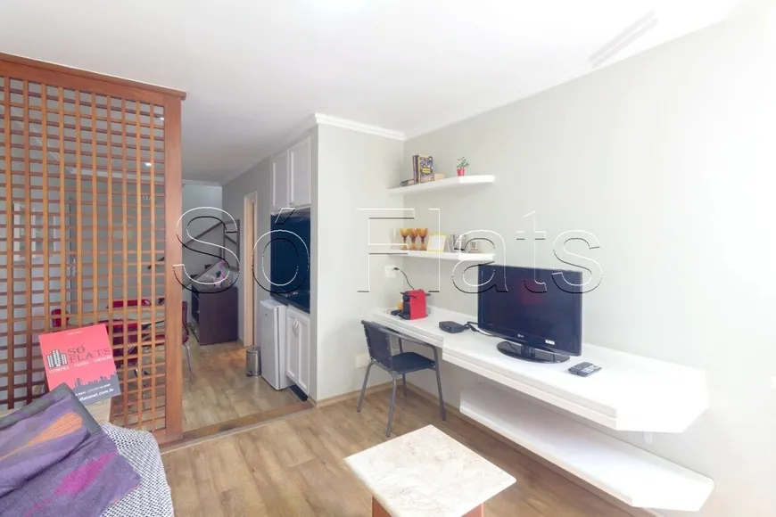 Foto 1 de Flat com 1 Quarto para alugar, 57m² em Jardins, São Paulo