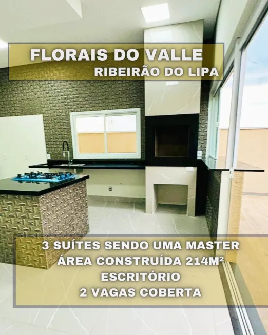 Foto 1 de Casa de Condomínio com 3 Quartos à venda, 214m² em Ribeirão do Lipa, Cuiabá